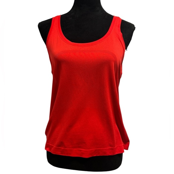 Lululemon Swiftly Tech Racerback Tank Top Red - Picture 2 of 8